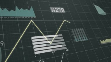 Çizelge numaralarıyla birlikte iş diyagramı. Finansal geçmiş.