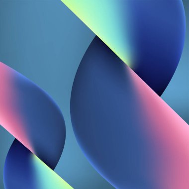 Sıvı renkli kapakların vektör çizimi. Sıvı form kompozisyonu. Gelecek tasarım posteri.