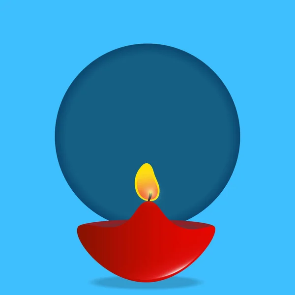 Happy Diwali Festival Van Licht India Creatieve Diwali Wenskaart Ontwerpen — Stockvector