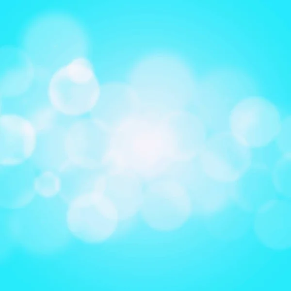 Illustration Vectorielle Effet Abstrait Lumière Floue Bokeh Avec Fond Bleu — Image vectorielle