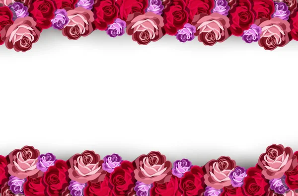 Fondo Rosa San Valentín Concepto Romántico Con Vista Superior Postal — Archivo Imágenes Vectoriales