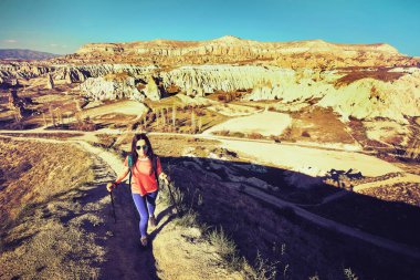 Sırt çantaları, açık havada ile insanların yaya turizm, seyahat.