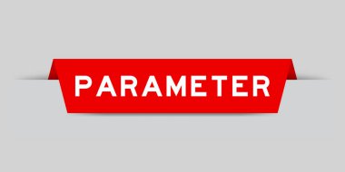 Gri arkaplanda kelime parametresi olan kırmızı renk eklendi