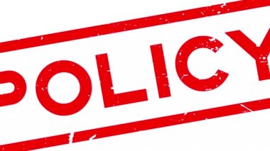 Grunge kırmızı kelime kare kauçuk mühür beyaz arka planda yakınlaştır