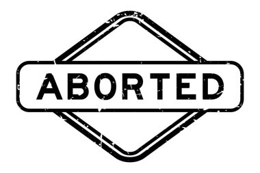 Grunge siyah sözcüğü iptal edildi beyaz arka planda lastik mühür damgası