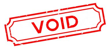 Grunge kırmızı geçersiz kelime beyaz arka planda lastik mühür