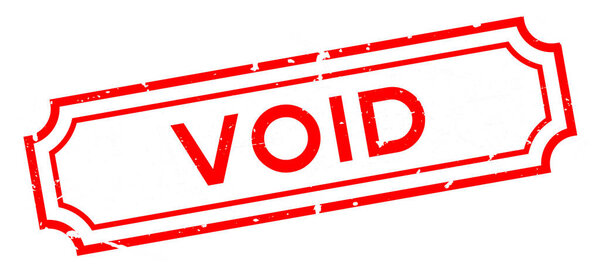 Красный пустой штамп на белом фоне