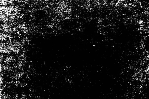 Черно Белый Поцарапанный Фактурный Фон Абстрактная Мучительная Стихия Вектор — стоковый вектор
