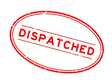 Grunge Red, beyaz arka planda oval lastik mühür damgası gönderdi.