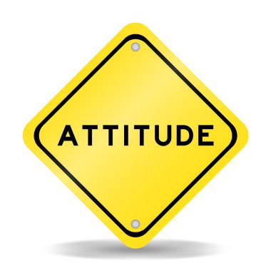 Beyaz arkaplanda kelime tutumu olan sarı renk taşıma işareti