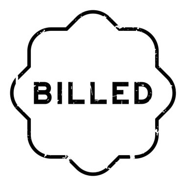 Grunge siyah gagalı beyaz arka planda lastik mühür damgası