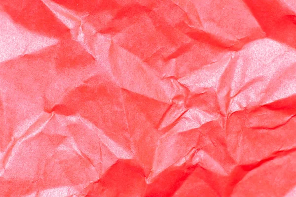 Grunge Gerimpelde Rode Kleur Papier Textuur Achtergrond — Stockfoto