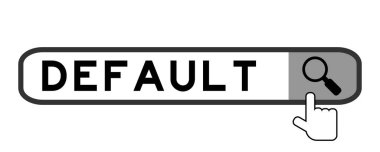 Sözcük öntanımlı olarak beyaz arkaplanda büyüteç simgesi ile arama flaması