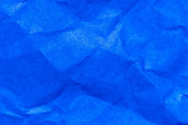 Grunge Runzeligen Blauen Farbe Papier Strukturierten Hintergrund — Stockfoto