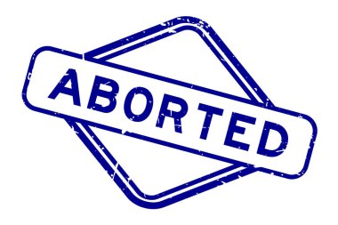 Grunge mavi sözcüğü iptal edildi beyaz arka planda lastik mühür damgası