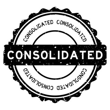 Grunge siyah sözcüğü birleştirilmiş beyaz arka planda lastik mühür damgası