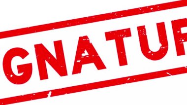 Grunge kırmızı kelime kare kauçuk mühür beyaz arkaplanda yakınlaştır