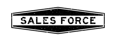 Grunge siyah satış gücü altıgen baskı lastik mühür beyaz arka planda