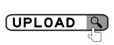 Beyaz arkaplanda büyüteç simgesi ile birlikte sözcük gönderme ile arama paneli