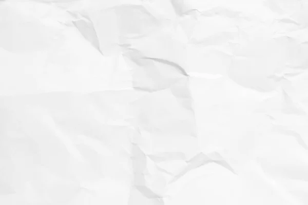 Grunge Enrugado Cor Branca Papel Branco Texturizado Fundo — Fotografia de Stock