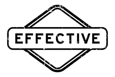 Grunge siyah etkili kelime beyaz arka planda lastik mühür