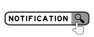 Beyaz arkaplanda büyüteç simgesini devretme ile sözcük bildiriminde arama paneli