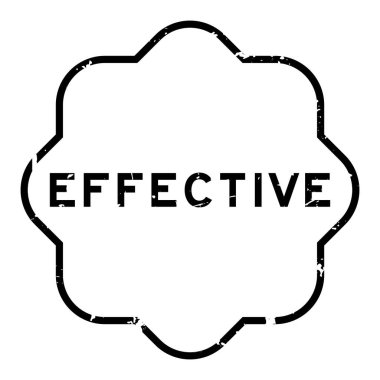 Grunge siyah etkili kelime beyaz arka planda lastik mühür