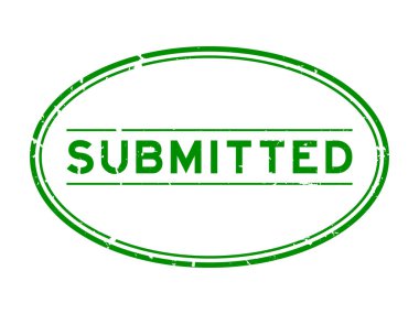 Grunge Green beyaz arka planda oval kauçuk mühür damgası gönderdi