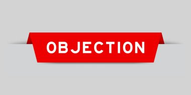 Gri arkaplanda kelime itirazı olan kırmızı renk eklendi