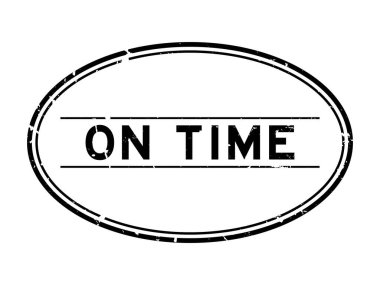 Grunge, beyaz arka planda oval sözcüğü kauçuk mühür damgası