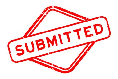 Grunge kırmızısı beyaz arka planda lastik mühür damgası gönderdi.