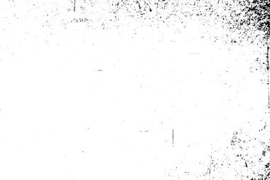 Grunge siyah ve beyaz dokulu arka plan kaşıdı. Soyut karışıklık ve sıkıntılı öğe. (vektör