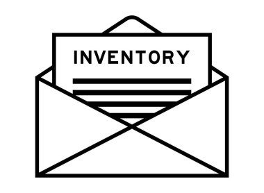 Haber başlığı olarak kelime envanterini içeren zarf ve harf imzası