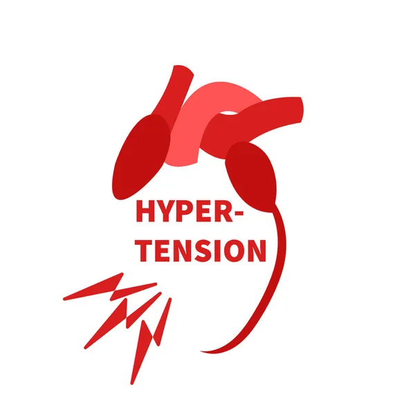 Día Mundial de la Hipertensión ilustración conceptual — Archivo Imágenes Vectoriales