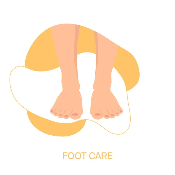 Foot care design for pedicure and beauty salons — Vettoriale Stock