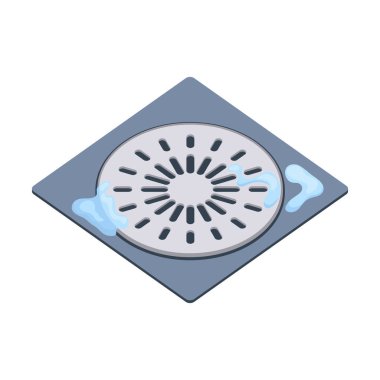 Islak duş gideri ve paslanmaz şebeke kapağı