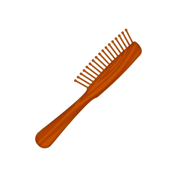 Cepillo de pelo peine icono para peinar el cabello — Vector de stock