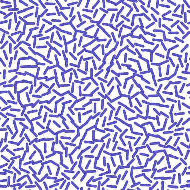 Çubuk, mikroskop altında bakteri şekilli. Mikropların tıbbi araştırması. Biyokimya ve analiz konsepti. Vektör illüstrasyonu.