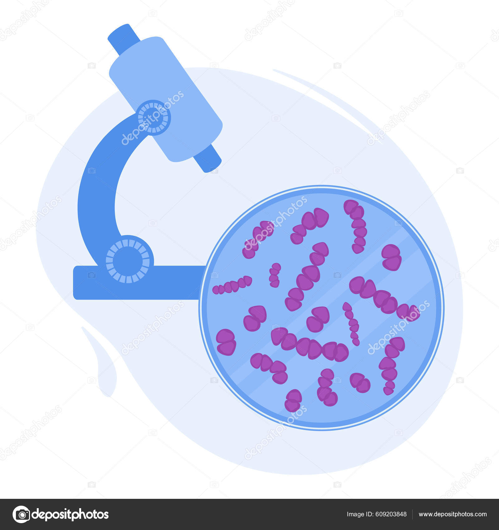 Streptococcus Pneumoniae Бактерии Микроскопом Медицинские.