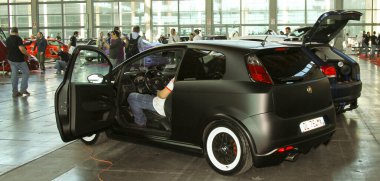 Rimini Italia 04 02 2011: Rimini Akort Otomobiller etkinliği, yüksek kaliteli fotoğraf