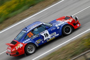 Reggio Emilia, İtalya - 2016 26 06: Reggio Apennines 'in ücretsiz etkinliği Porsche 911. Yüksek kalite fotoğraf