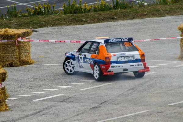 Reggio Emilia Itália 2016 Rally Reggio Apennines Evento Gratuito Lancia — Fotografia de Stock