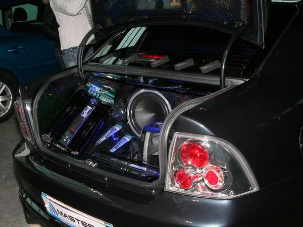 リミニ イタリア 2009年03月26日 私の特別車リミニチューニング 無料イベント大規模なカスタムサウンドシステム 無料イベント 高品質の写真 — ストック写真
