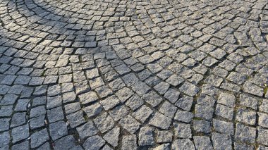 İtalya Ciry Yolu 'nda Roma kaldırımı. Yüksek kalite fotoğraf