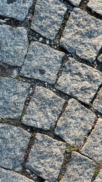 로마의 포장도로는 이탈리아의 경도로 고품질 — 스톡 사진