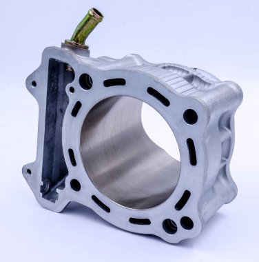 Tek silindirli alüminyum silindir motorlar için izole edilmiş. Yüksek kalite fotoğraf