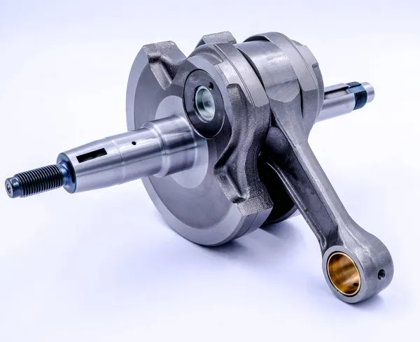 Crankshaft Single Cylinder Engine Connecting Rod High Quality Photo — Stock Photo, Image