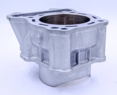 Tek silindirli alüminyum silindir motorlar için izole edilmiş. Yüksek kalite fotoğraf