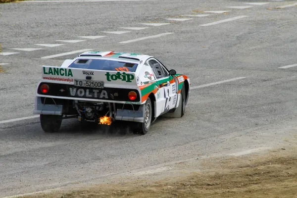 Реджо Эмилия Италия 2016 Rally Reggio Apennines Free Event Lancia — стоковое фото