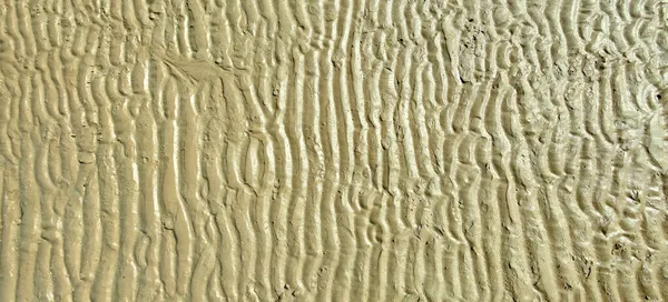 Волны Песке Прилив Отступает Песке Высокое Качество Фото — стоковое фото